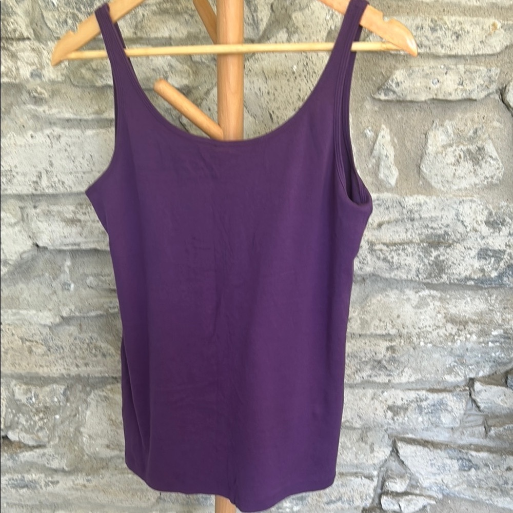 Purple Ruffle Front Top - Picture 3 of 6